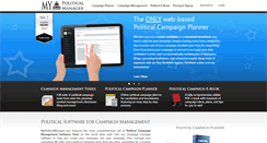 Desktop Screenshot of mypoliticalmanager.com